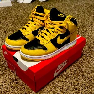 9M Nike Dunk high Black/Varsity Maize